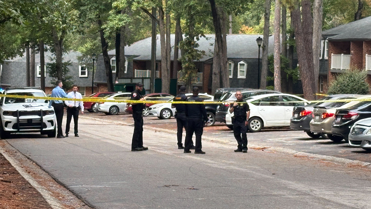 Police on scene of shooting in Cary on Bargate Drive on Saturday, Sept. 27.