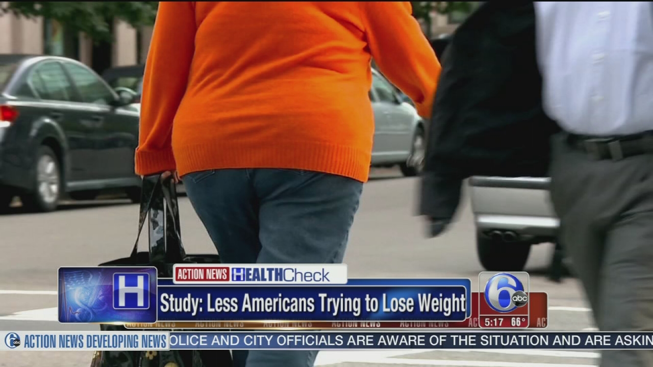 Study: Less Americans trying to lose weight