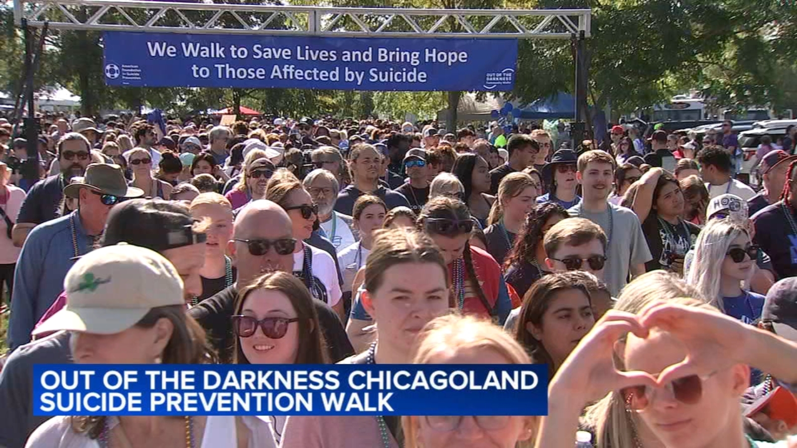 Out of the Darkness walk for suicide prevention steps off at Montrose(00)