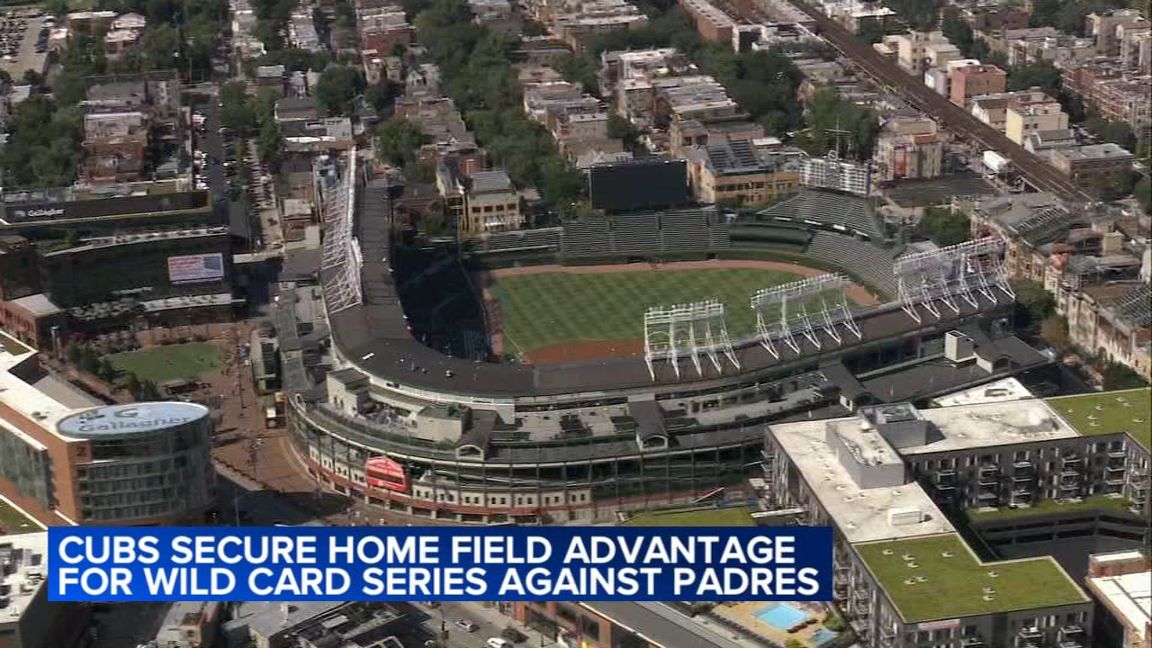 Cubs secure home field for Wild Card Series against Padres
