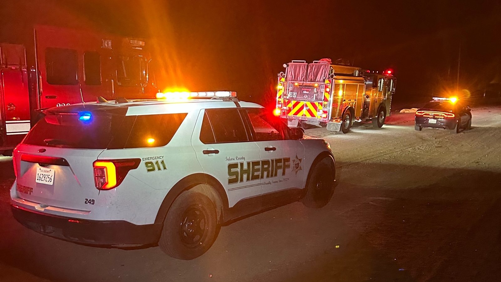Tulare County Sheriff's Office investigate "suspicious death" in overnight crash
