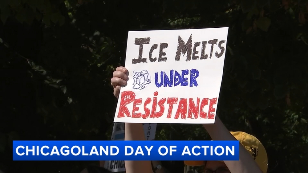 Protesters rally against immigration enforcement