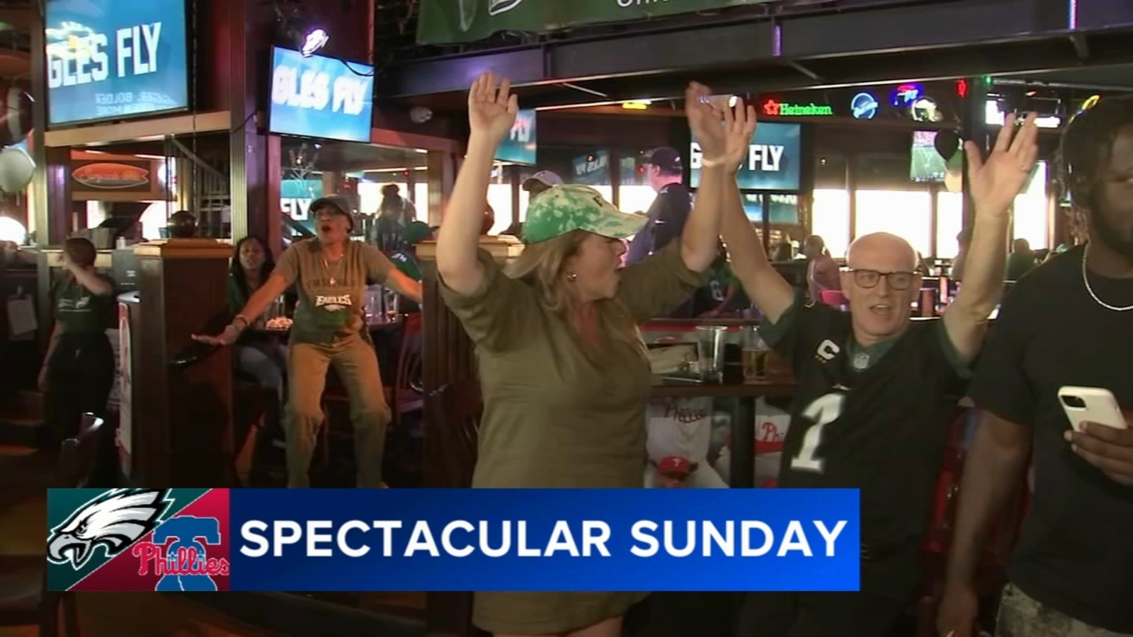 Philly Fans Celebrate as Eagles and Phillies Deliver a Winning Sunday