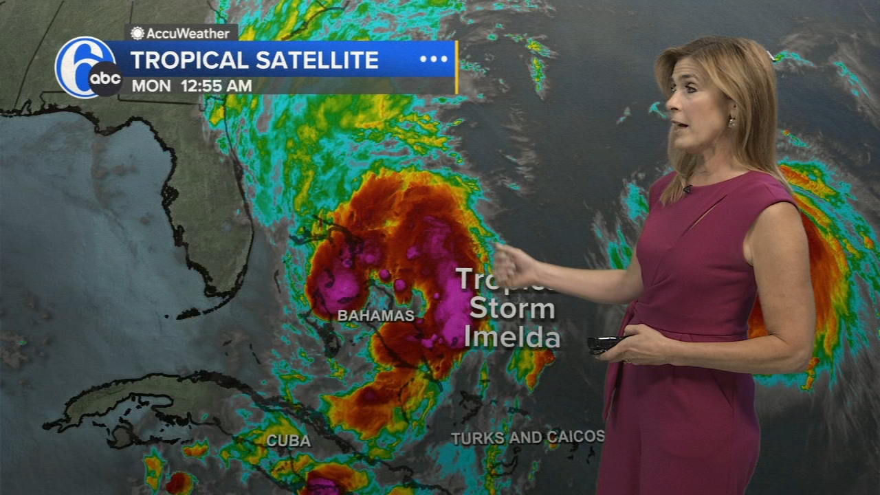 Imelda and Humberto deliver double threat, with dangerous surf and flooding for US