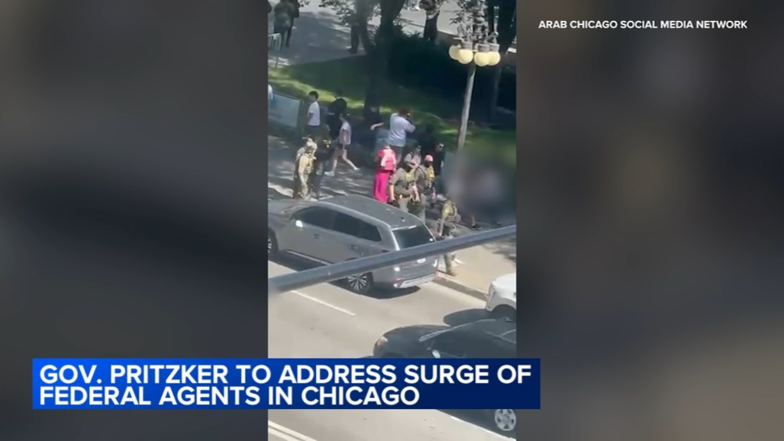 Governor JB Pritzker to speak after federal agents detain people in downtown Chicago