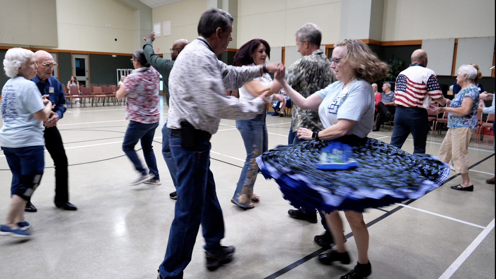 From strangers to partners: The connections made on the square dance floor