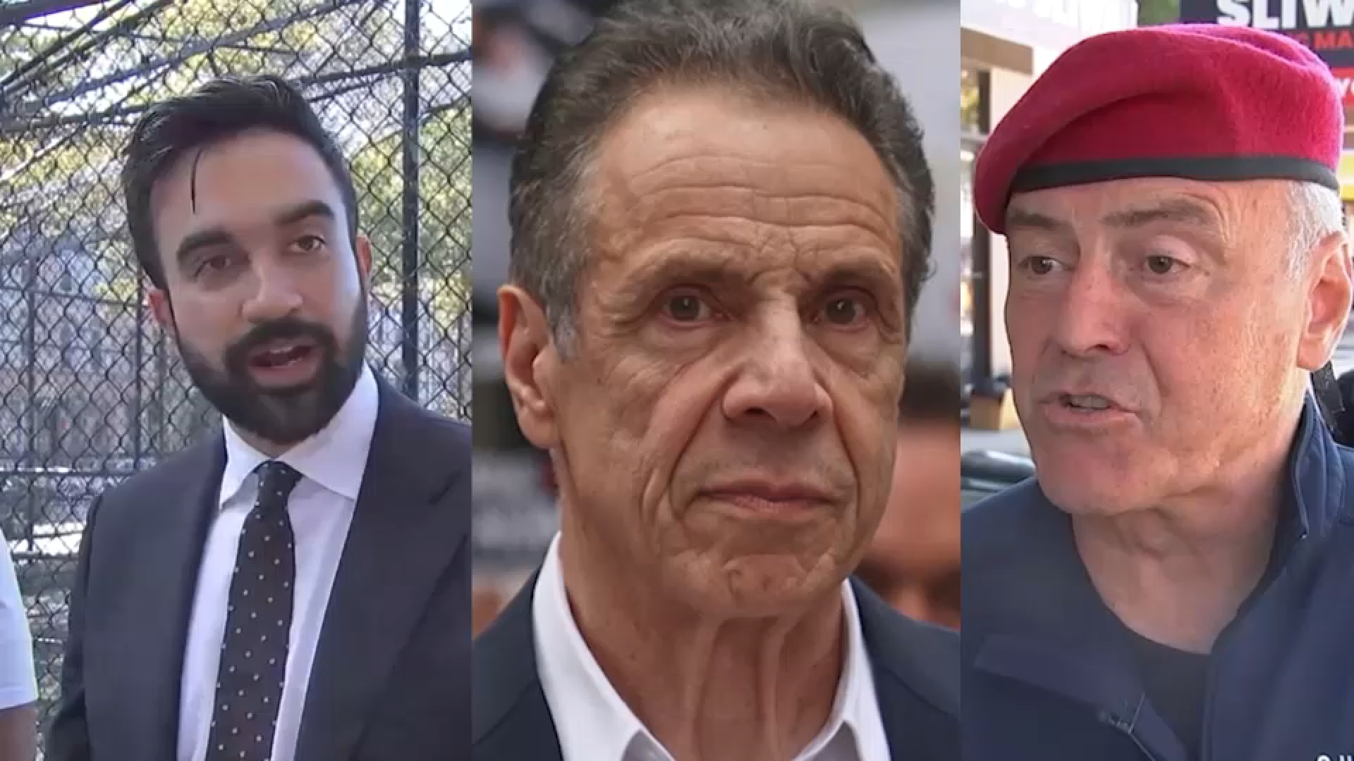 Candidates sharpen rhetoric in first day without Mayor Adams in race