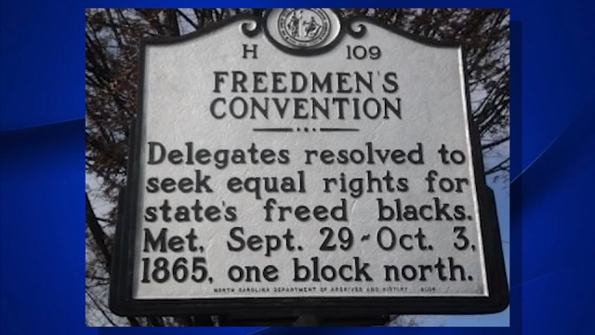 Original Freedmen's marker.