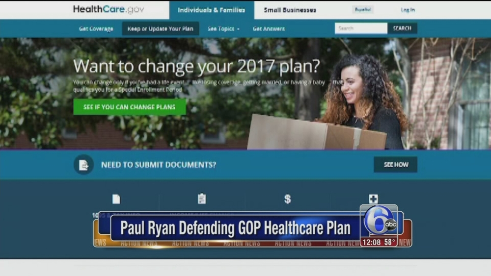 Ryan defends GOP health care bill in face of opposition