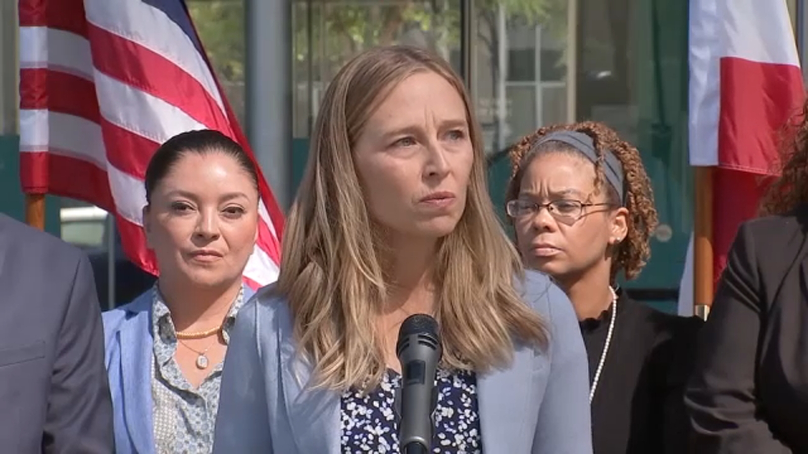Epstein sex trafficking survivor speaks out in Long Beach, calling for release of files