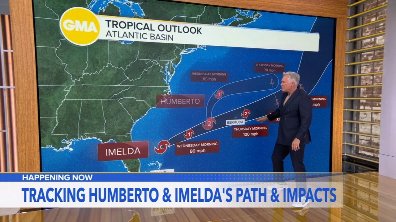 ABC News' Sam Champion is tracking and timing the hurricane and storm as it otherwise feels like summer for millions of Americans.