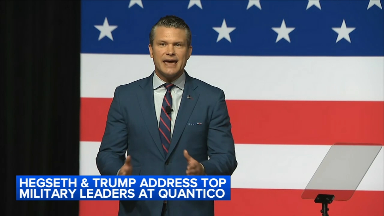 Hegseth rails against 'woke,' lays out standards in speech to top generals, admirals