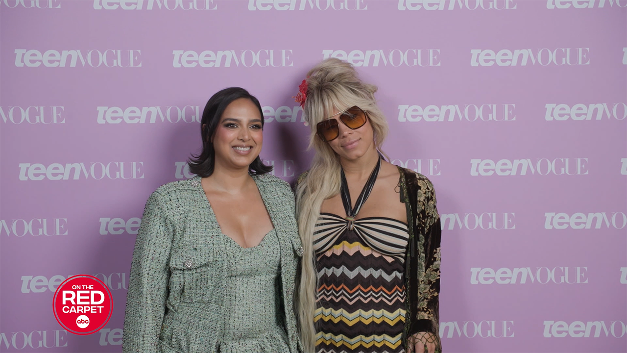 Tanner Adell and Versha Sharma at Teen Vogue Summit