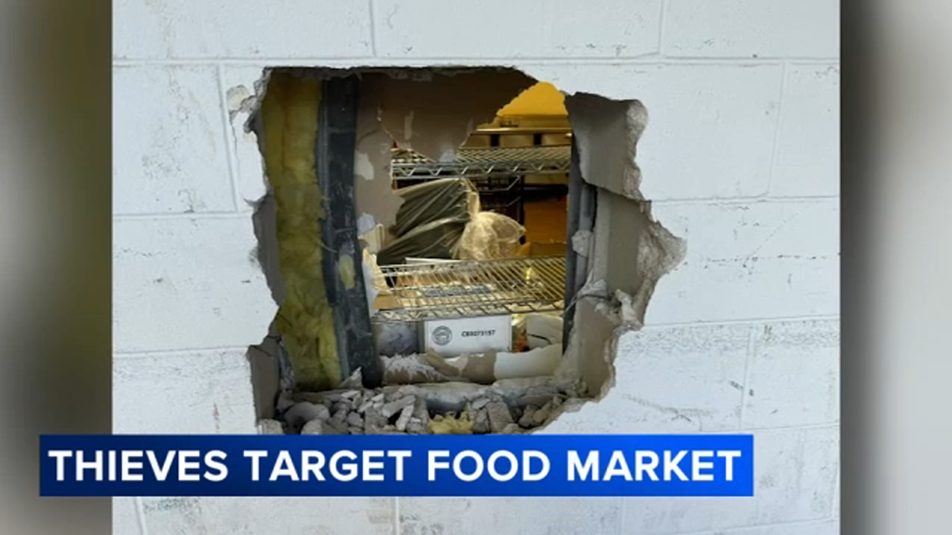 Burglars tunnel through wall to steal $15K from NJ market