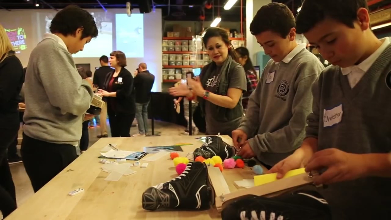 'Innovation on Ice' demonstration at Tech Museum in San Jose tests