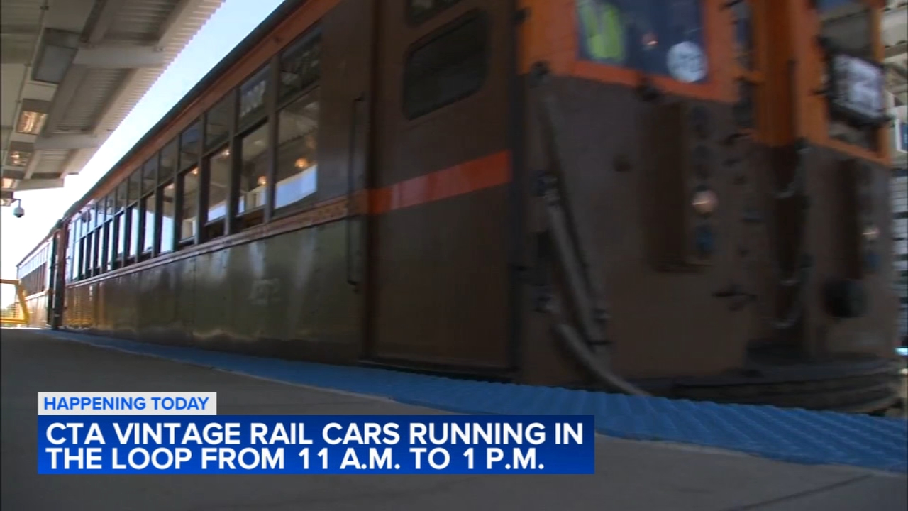 

CTA celebrating 78th anniversary with vintage train cars