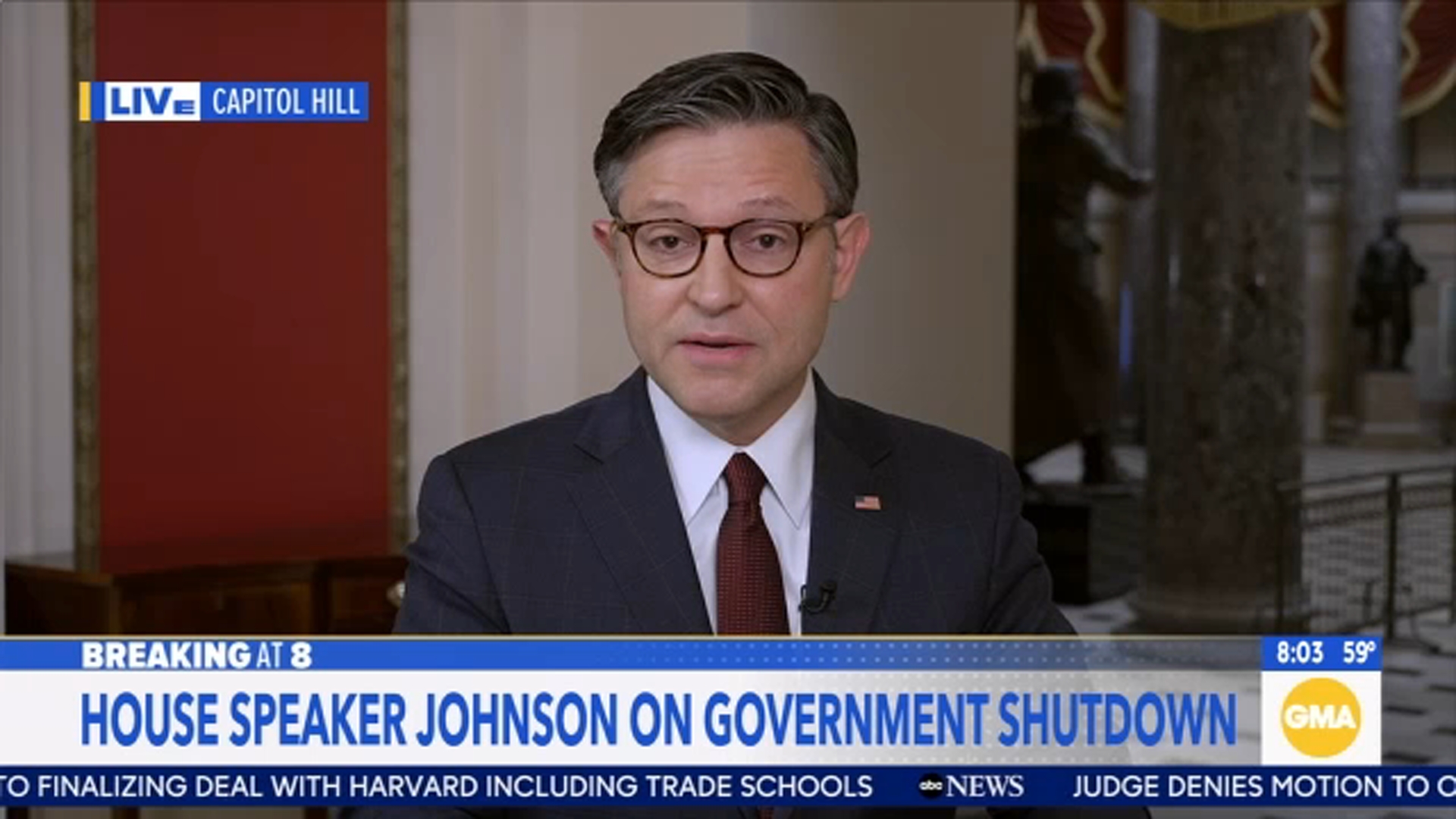House Speaker, House Minority Leader speak on government shutdown, immigrant health care