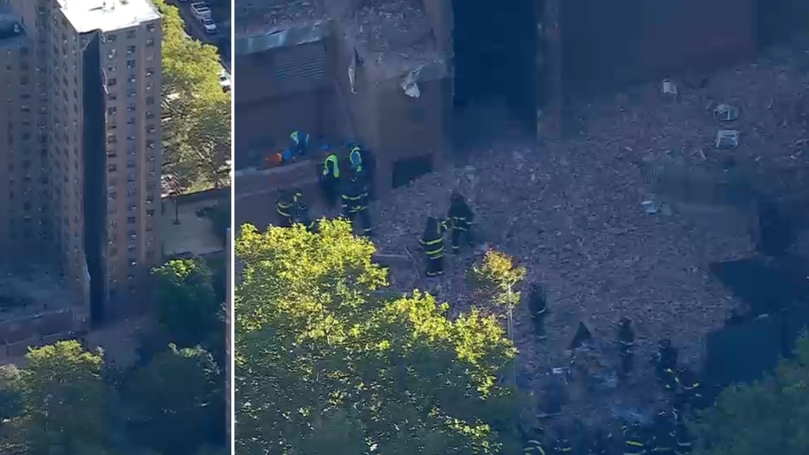 Gas explosion causes collapse at NYCHA Bronx apartment building