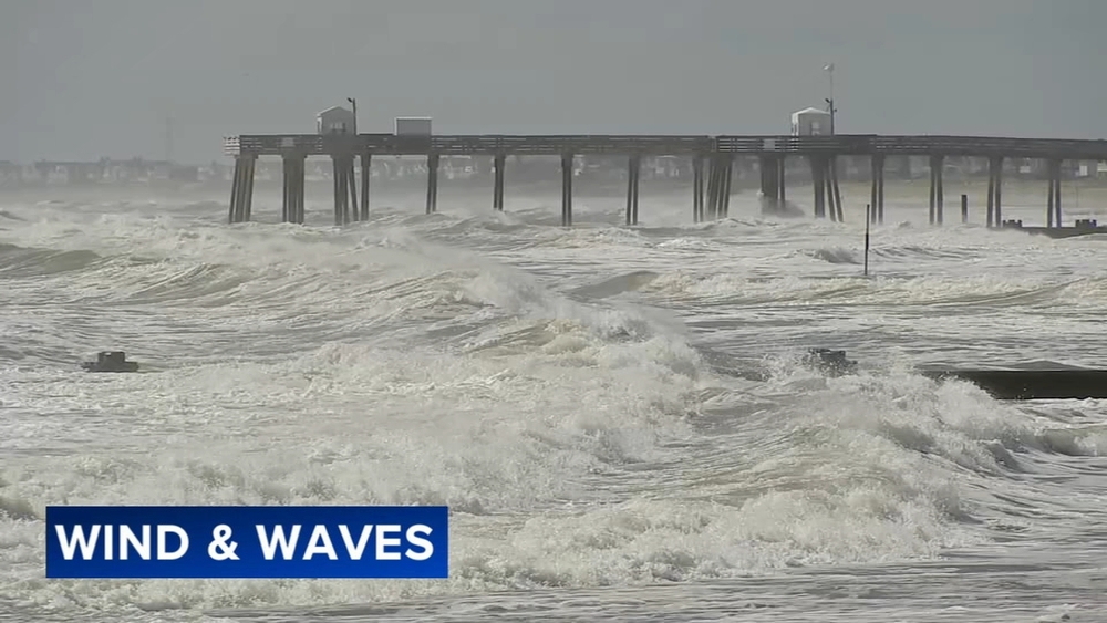 Rip currents, flood risk at Jersey shore as storms stir off East Coast