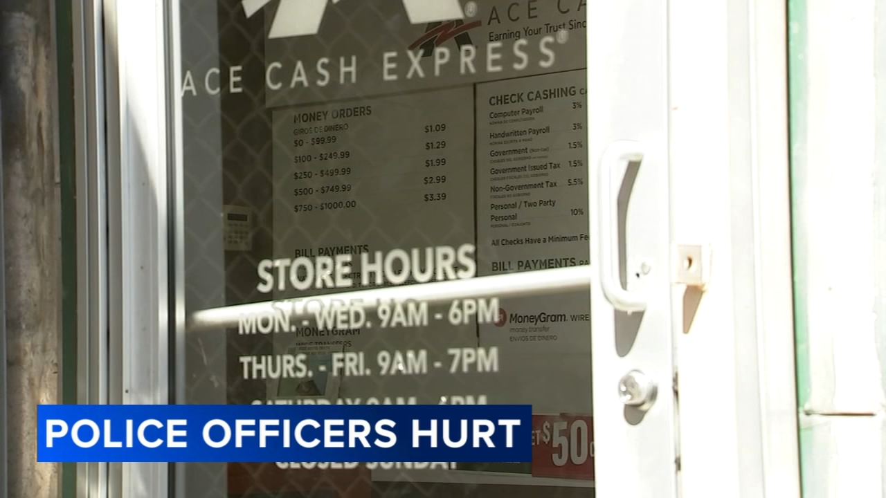 4 officers hurt during arrest of robbery suspect