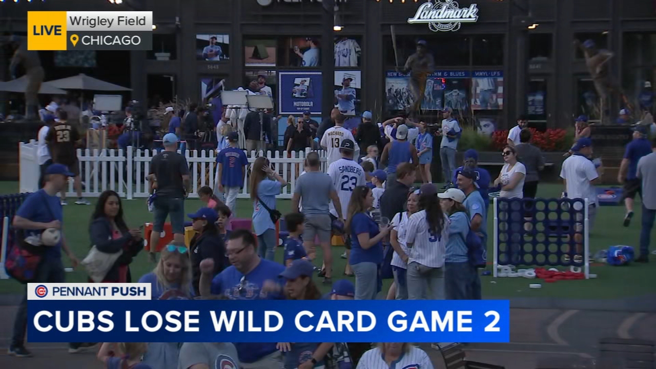 Cubs fall to Padres in game 2 of NL Wild Card Series