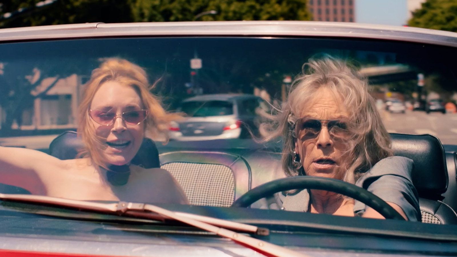 EXCLUSIVE: Jamie Lee Curtis pulls off epic stunt driving in 'Freakier Friday' behind-the-scenes clip