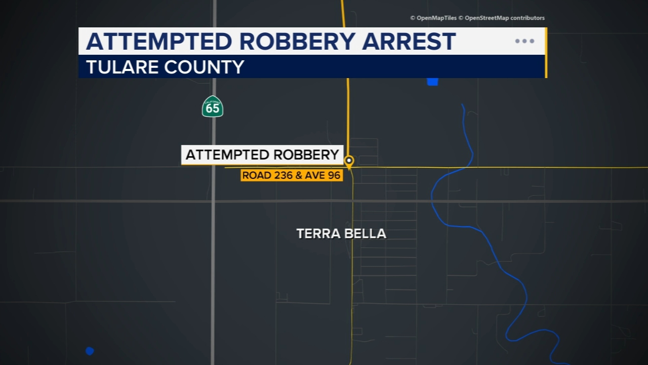 Teen arrested after attempted armed robbery in Tulare County, deputies say