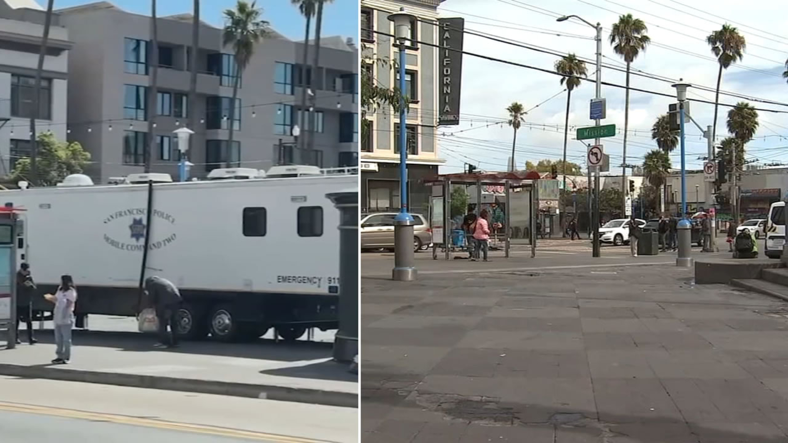 Why did SFPD remove the 24/7 command unit from 16th and Mission crime hotspot?