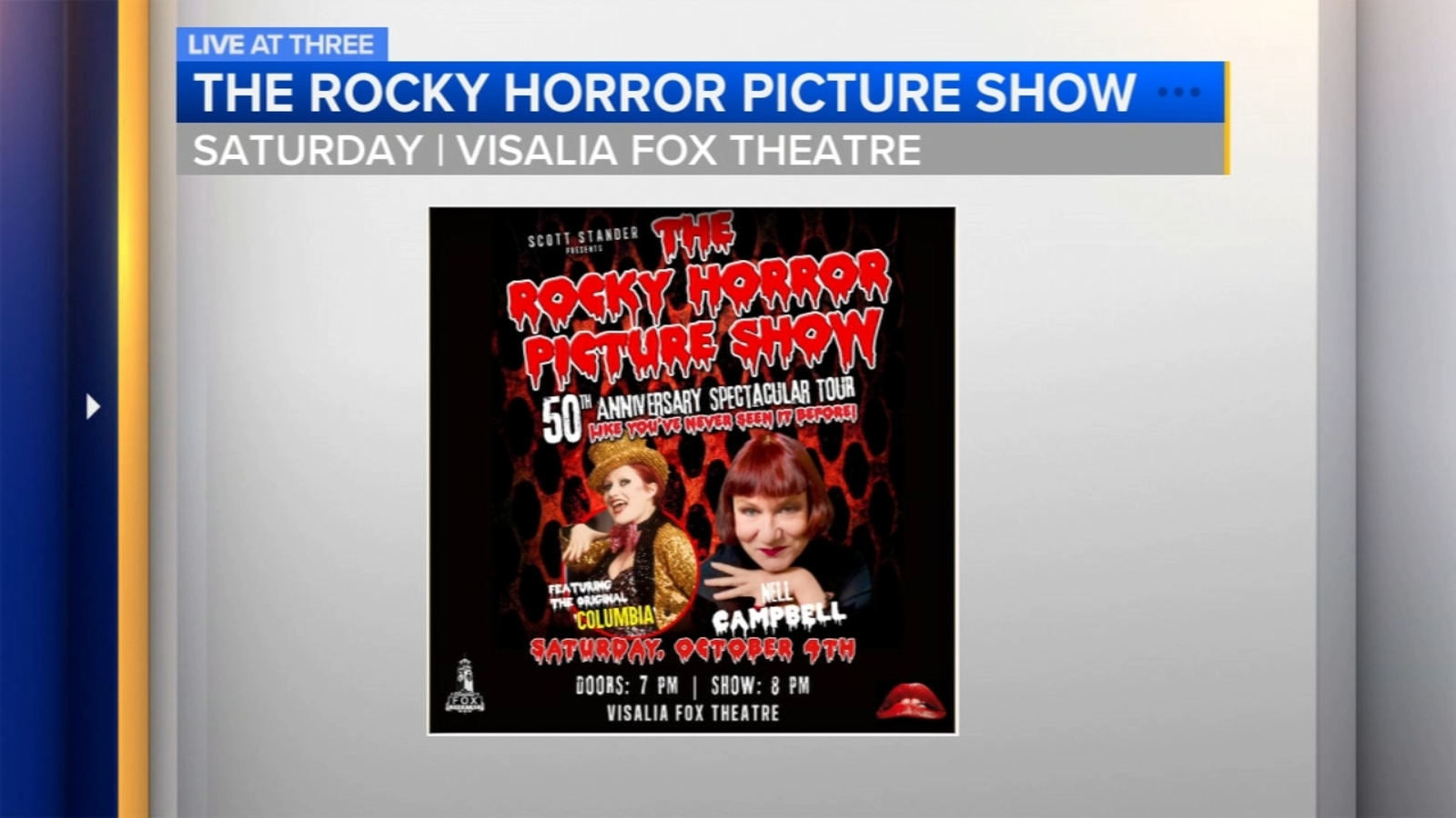 Celebrate 50 years of Rocky Horror Picture Show at Visalia Fox Theatre