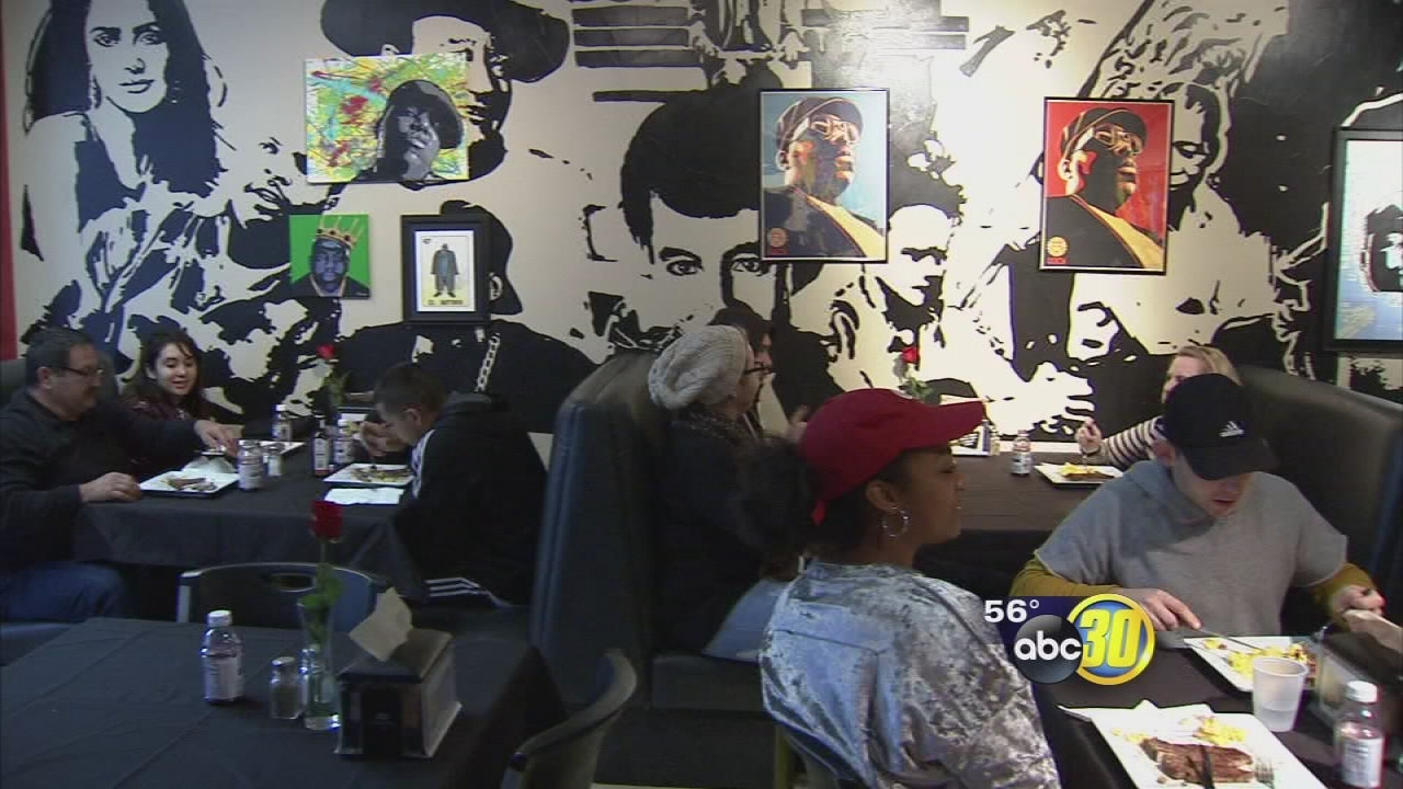Restaurant holds breakfast celebration to mark the 20th anniversary of Notorious B.I.G.'s death
