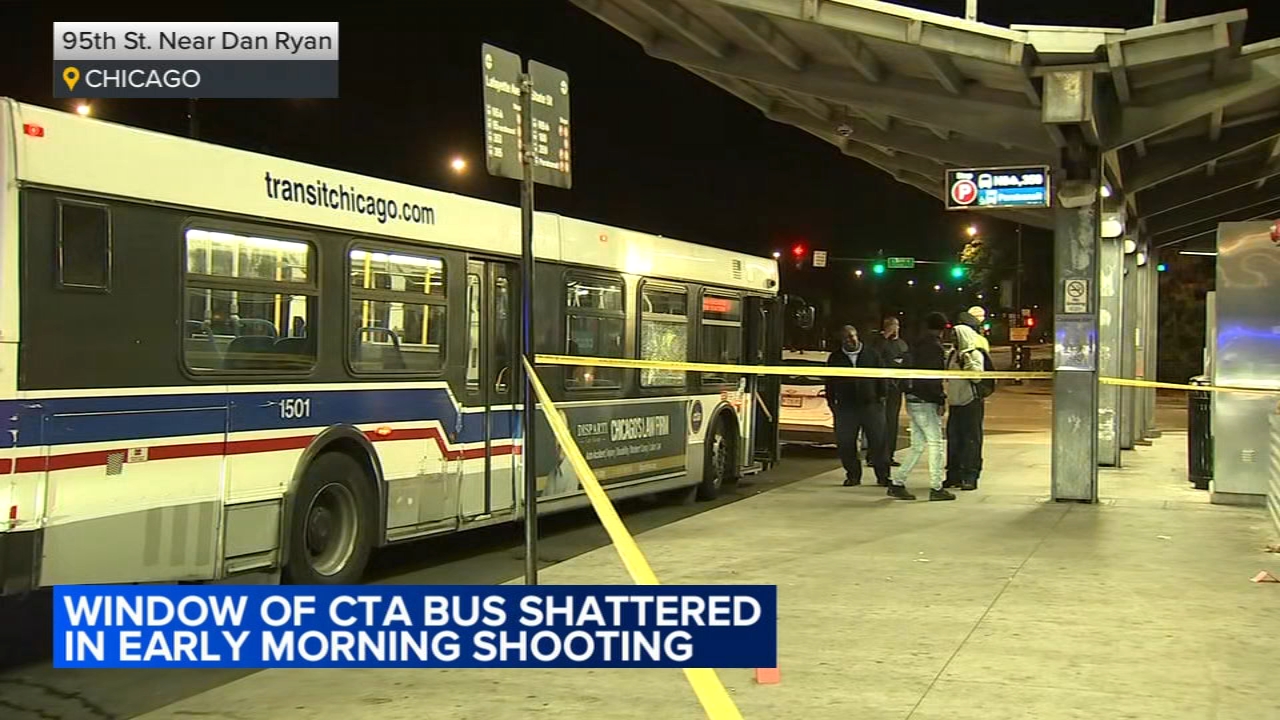 CTA bus hit by gunfire near South Side Red Line station: CPD