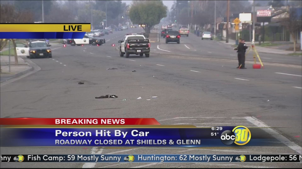 Man hit and killed by car in Central Fresno