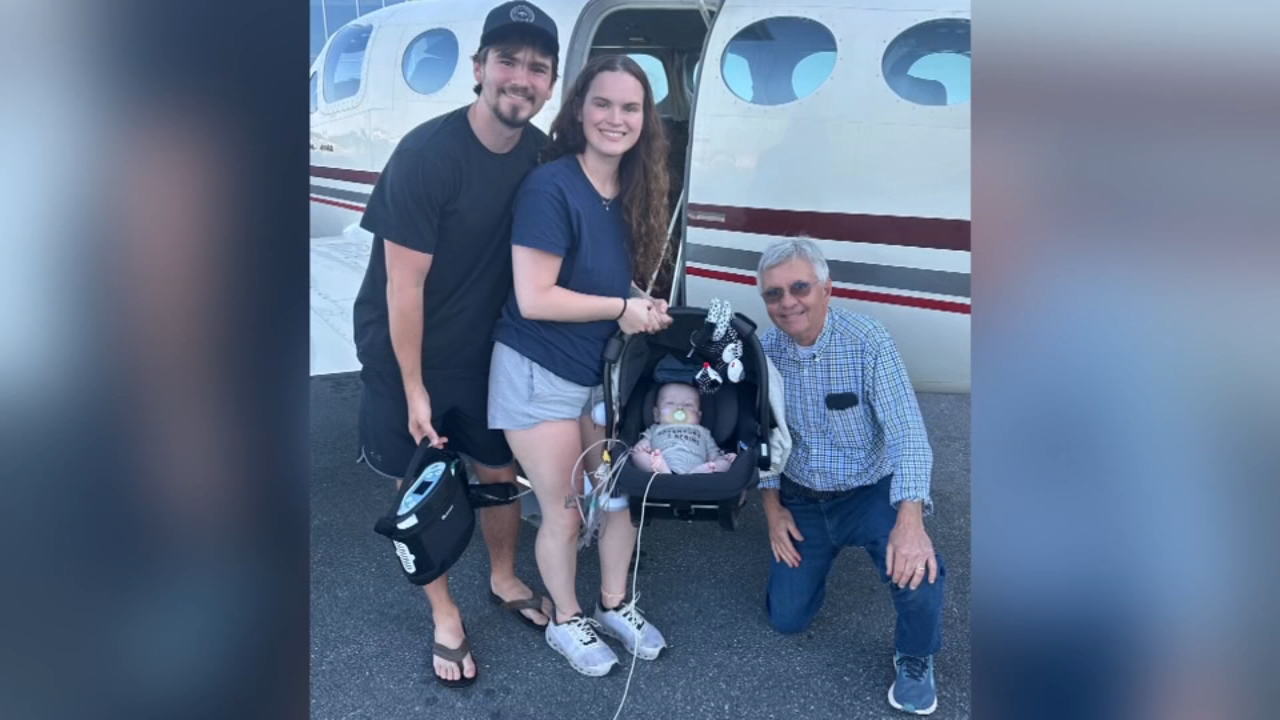 Baby with heart condition able to get surgery thanks to volunteer pilots