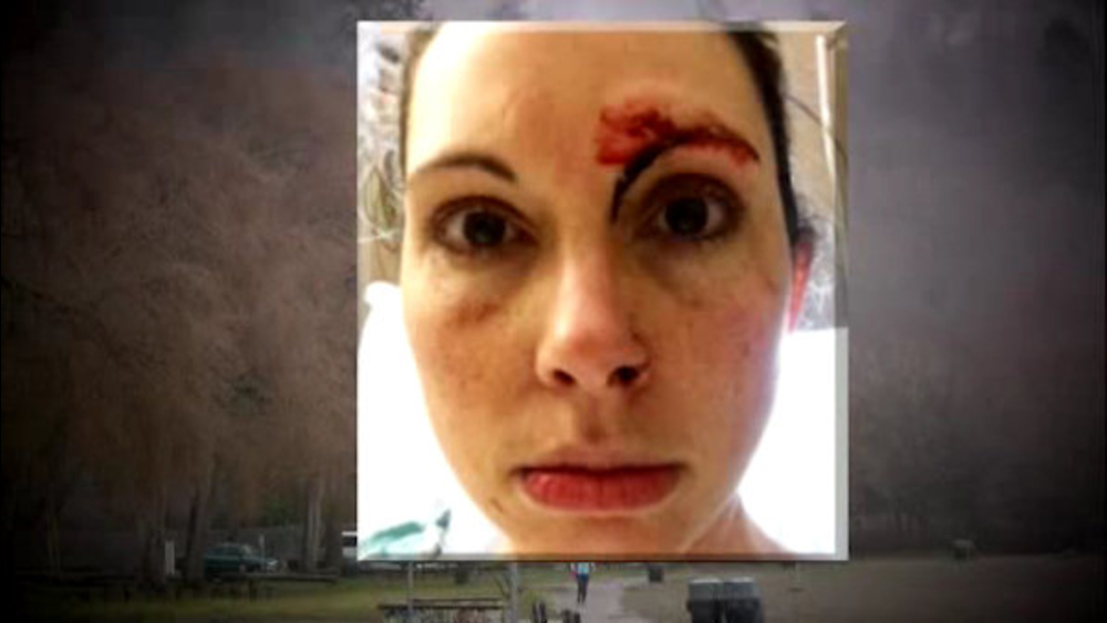 Jogger fights back after terrifying bathroom assault