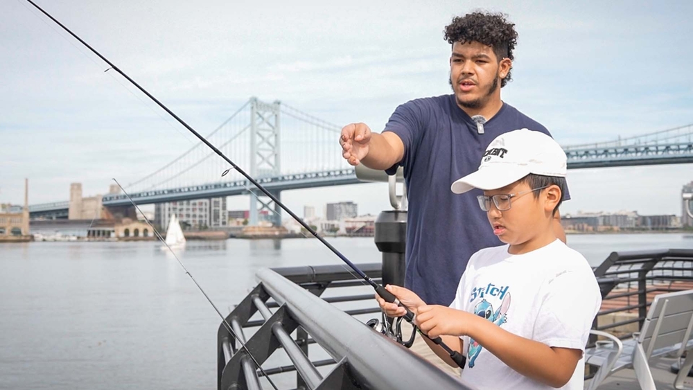 Camden man gives back to kids through the Center for Aquatic Sciences