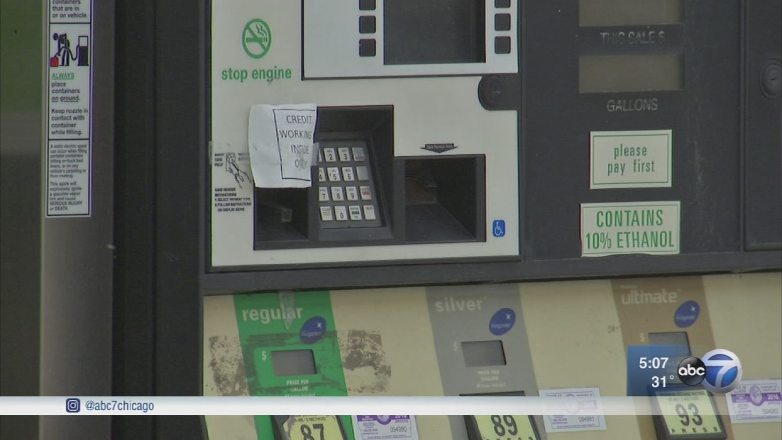 Gas pump credit card readers could pose security risk, experts say
