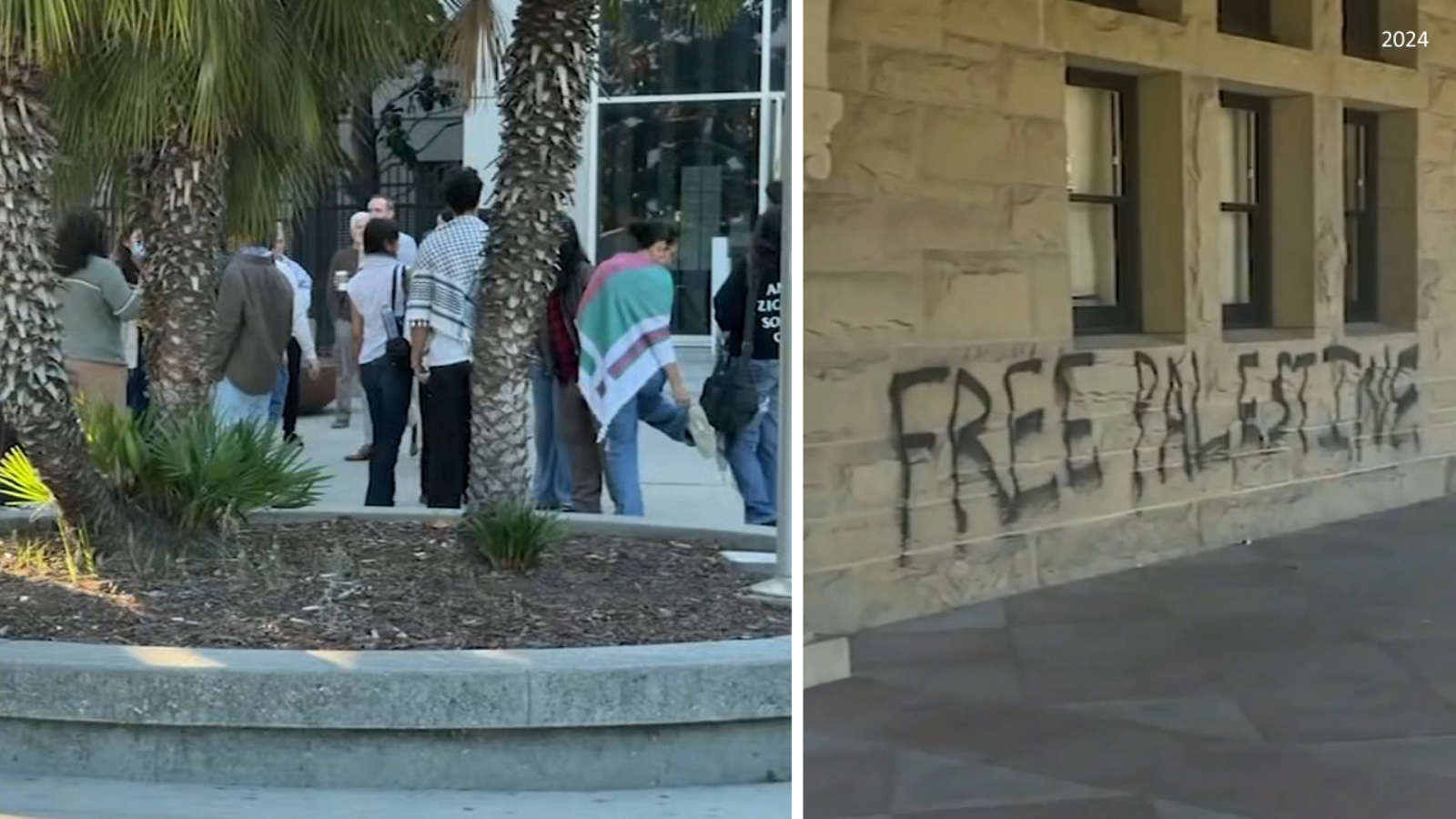 Pro-Palestinian protesters who occupied Stanford president's office arraigned on felony charges