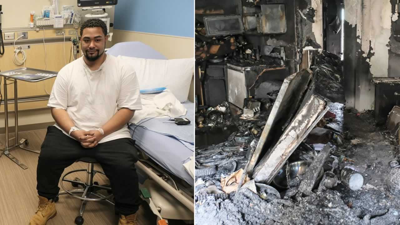 San Rafael man rescues neighbor from burning apartment