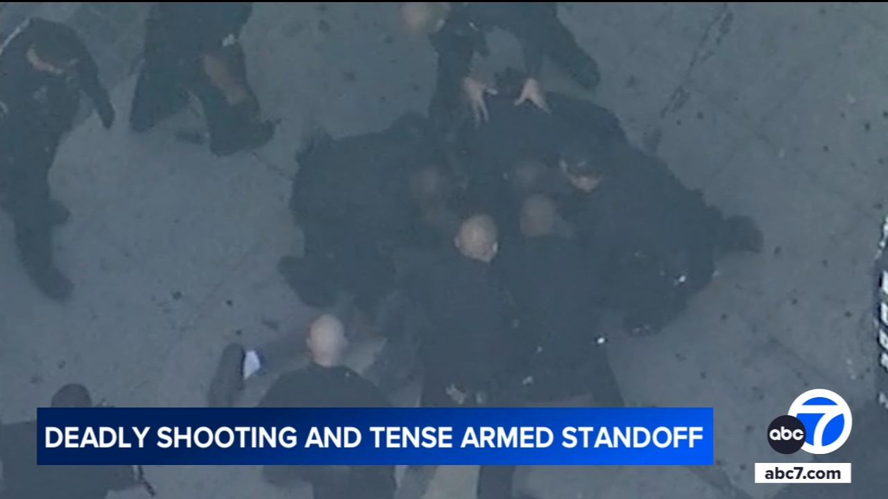 Arrest made after deadly shooting, tense standoff in DTLA
