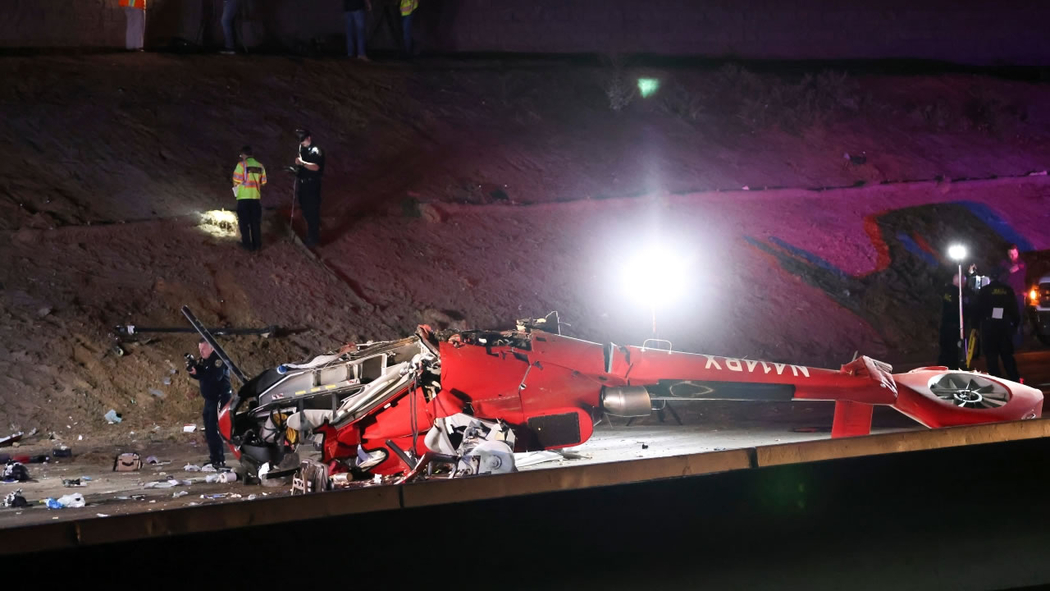 Sacramento helicopter crash: 3 medical crew members in critical condition,  eastbound Highway 50 shut down - ABC7 San Francisco