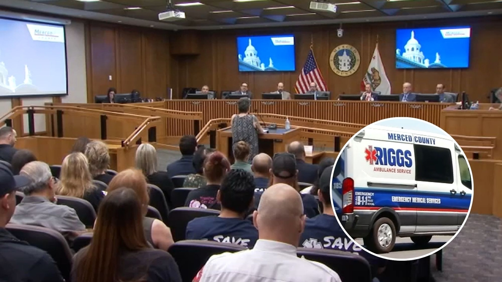 Merced County Board of Supervisors vote out Riggs Ambulance, new service to begin in January