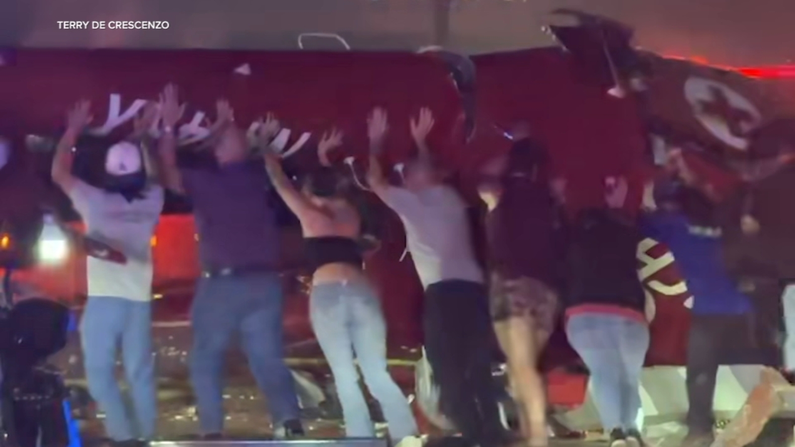 Sacramento helicopter crash: Fire captain enlists motorists to lift downed helicopter after hearing trapped medic groan