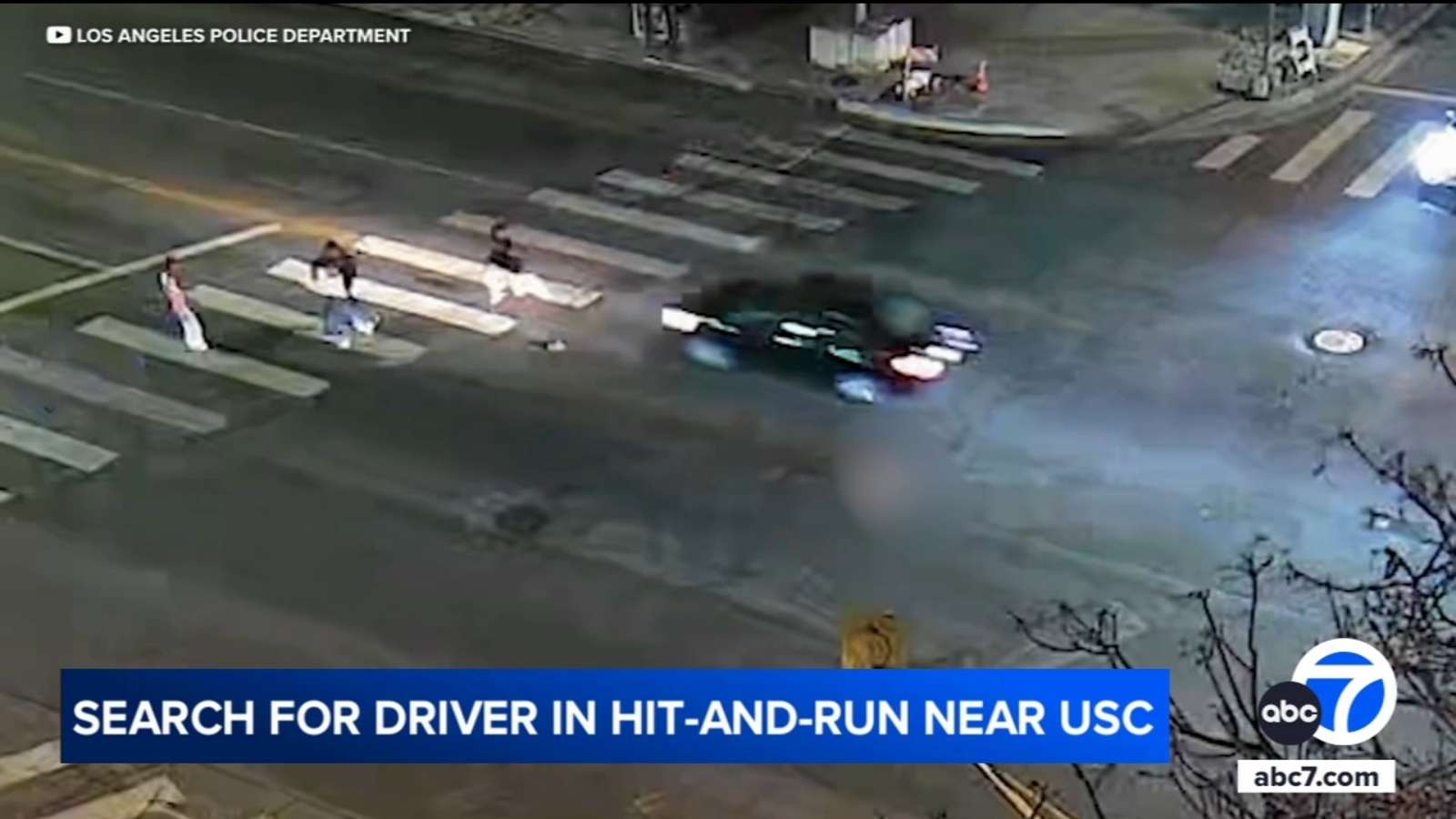 LA police search for driver involved in hit-and-run near USC that left ...