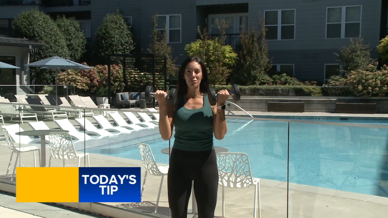 Fitness tip: Flat bicep curl