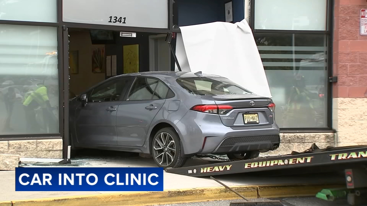 Car crashes into medical office in Burlington County