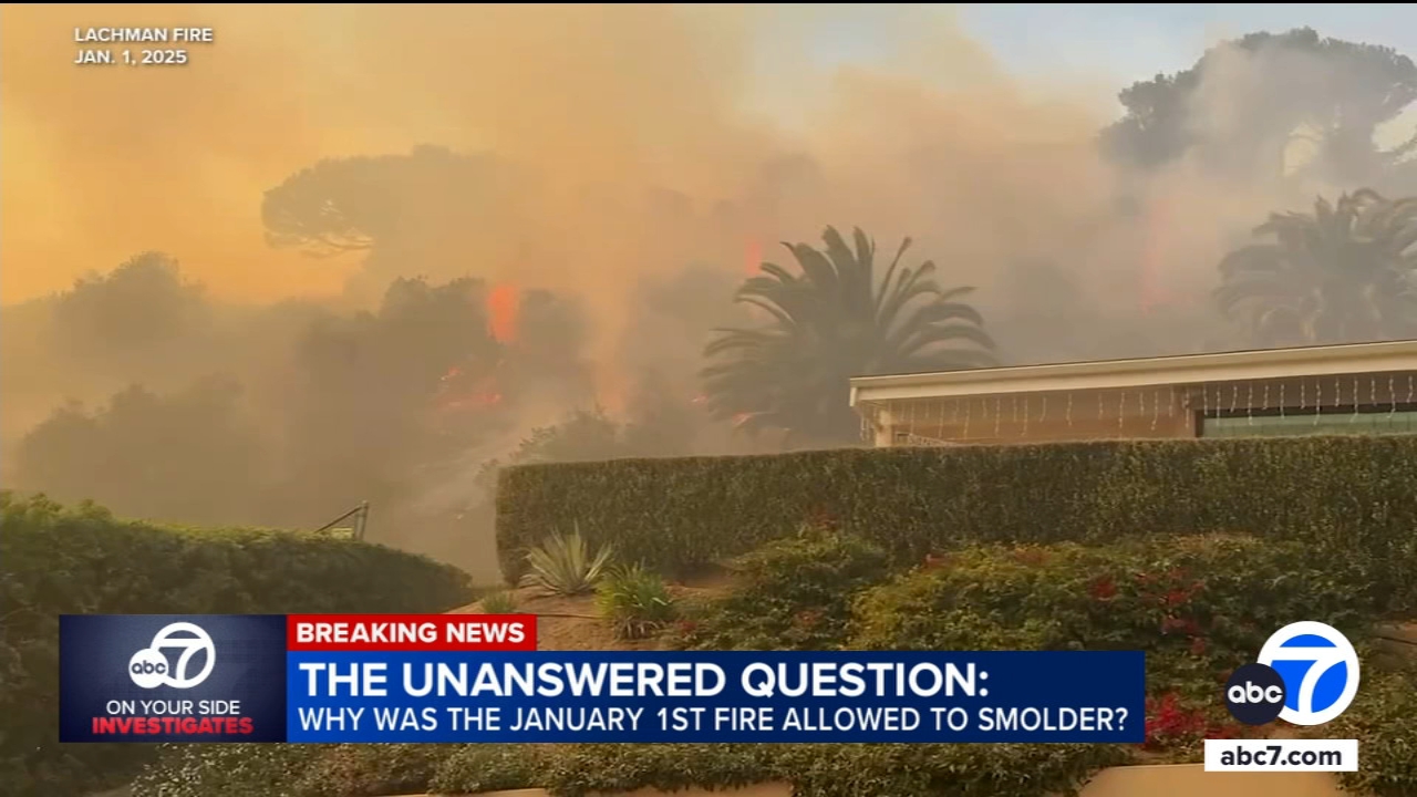 Why was the Jan. 1 Palisades fire allowed to smolder?