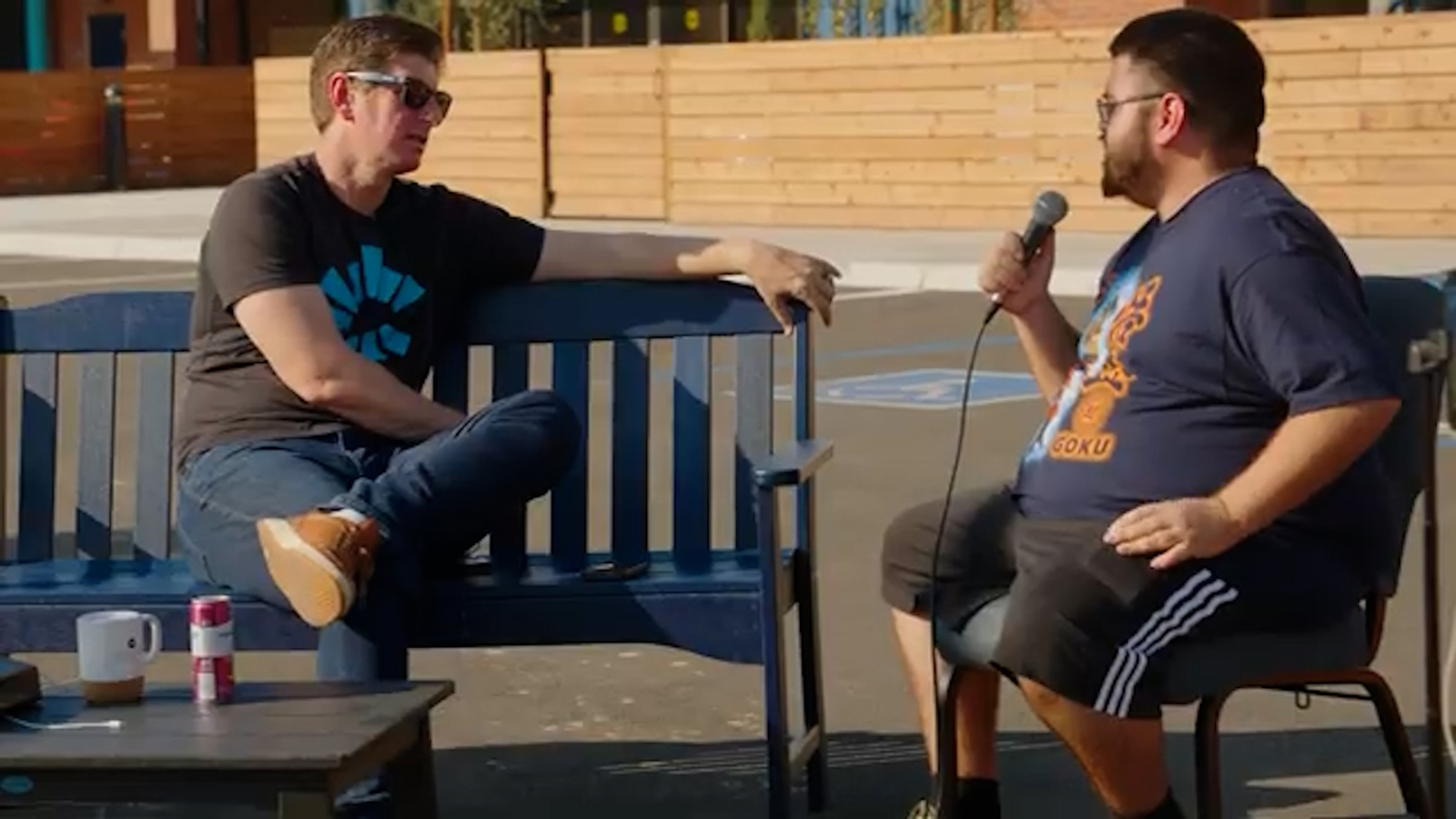'Conversations on a Bench' invites real talk about homelessness, addiction