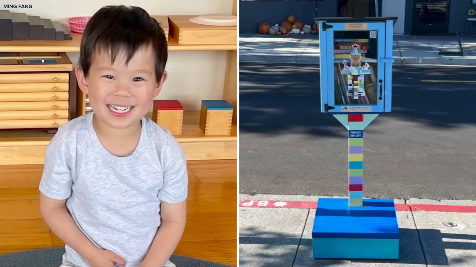 'Little library' in Burlingame honors 4-year-old boy killed in crash