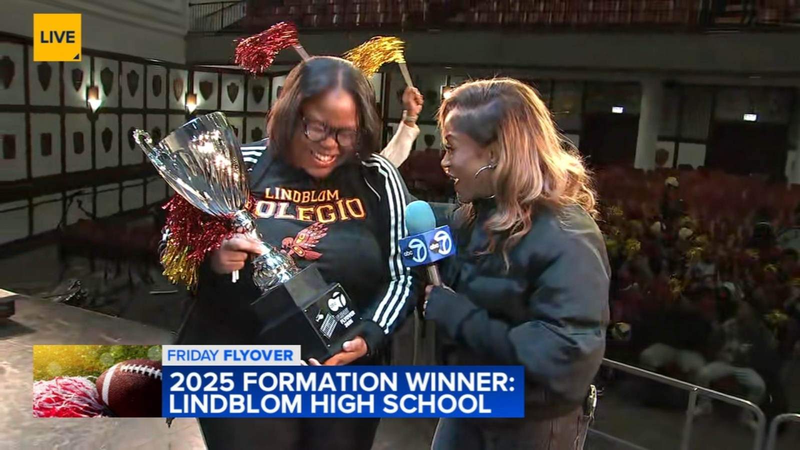 Lindblom Math and Science Academy becomes 1st CPS school to win Friday Flyover