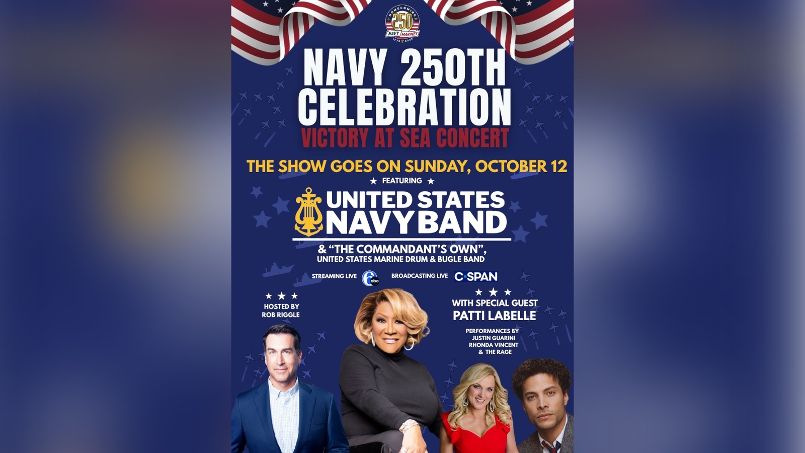 LIVE: Watch the ‘Homecoming 250: Victory at Sea’ concert